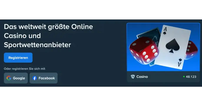 Screenshot der Stakes.com.de Webseite mit Spieloberfläche